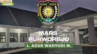 MARS PURWOREJO  Lirik Lagu [upl. by Beitz]