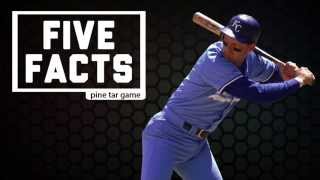 Five Facts Pine Tar Game [upl. by Ayikur]