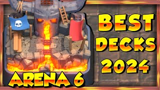 Best Arena 6 Decks Pekka Playhouse Decks in Clash Royale  Best Clash Royale Arena 6 DECKS 2024 [upl. by Veljkov]