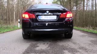 BMW F10 535d  Acceleration and Sound [upl. by Armilla]