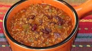 Chili Recipe  How to Make Homemade Chili [upl. by Eniala]