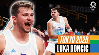 🏀 The BEST of Luka Doncic 🇸🇮 at the Olympics [upl. by Nnaeirb774]