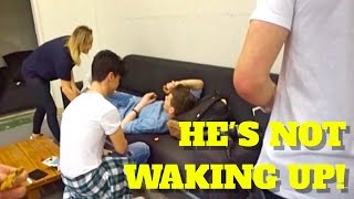 HE PASSED OUT AND WASNT WAKING UP  VLOGMAS [upl. by Christalle]