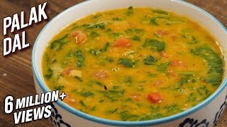 Palak Dal Recipe  Dhaba Style Dal Palak  Spinach amp Lentil Curry  Varun [upl. by Ydnerb]