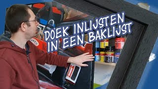 Doek inlijsten in een baklijst [upl. by Rudich62]