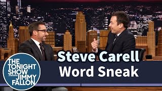 Word Sneak with Steve Carell [upl. by Lombardi]