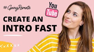 How to Create an Animated YouTube IntroOutro FAST [upl. by Boles245]