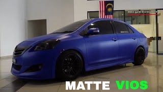 Matte Blue Vios Modified by Vios Garage Team [upl. by Ytima963]