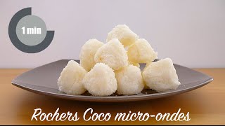 Rochers Coco rapide et simple  microondes [upl. by Laroc]