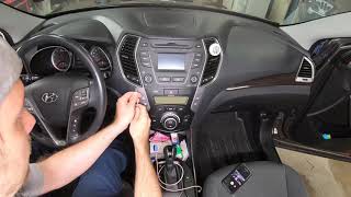 2013  2016 Hyundai Santa Fe  Radio Removal in 4K [upl. by Fraase615]