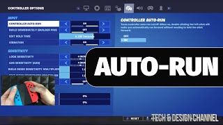 Fortnite How to Turn On Controller AutoRun in Nintendo Switch  Fortnite Battle Royale [upl. by Edgerton]