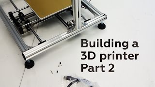 Building the Velleman K8200 3D printer  Part 2 Assembly [upl. by Trix]