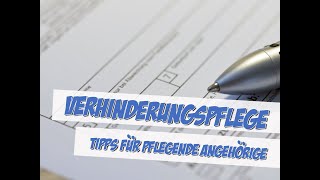 Verhinderungspflege oder Ersatzpflege [upl. by Esilec]