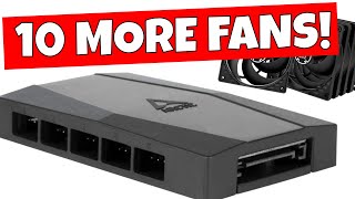 Add Extra PC PWM Fans With Arctic SATA Powered 10 Port Fan Hub [upl. by Serafine]