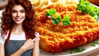 AUTHENTIC Wiener Schnitzel Recipe HOW to Make Schnitzel [upl. by Lurleen]