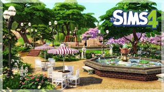 WILLOW CREEK PARK  The Sims 4 Speedbuild  No CC [upl. by Anileva]