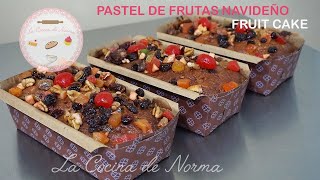 Fruit Cake Pastel de frutas navideño [upl. by Anialem]