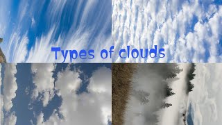 Types of Clouds  4 main types Explanation for kids [upl. by Annaerb]