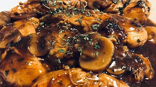 Easy Chicken Marsala Recipe  Just like in the Restaurants [upl. by Denman]