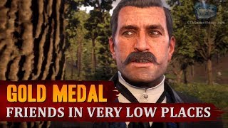 Red Dead Redemption 2  Mission 33  Friends in Very Low Places Gold Medal [upl. by Phila]