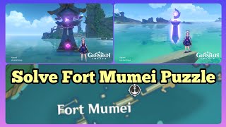 Solve Fort Mumei Puzzle Quest  Orobashis Legacy Part 4  Genshin Impact [upl. by Idnak]