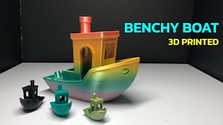 3D Printed Benchy Boat  Does It Float [upl. by Ardnua]