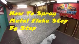 How To Spray Metal Flake Step By Step [upl. by Nicol543]