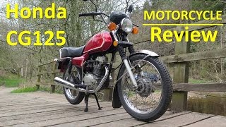 Honda CG125  Motorcycle Review [upl. by Ailisec]