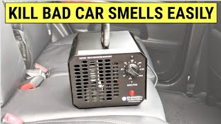 How To Permanently Eliminate Car Odors  Ozone Generator DIY Review [upl. by Fasa]