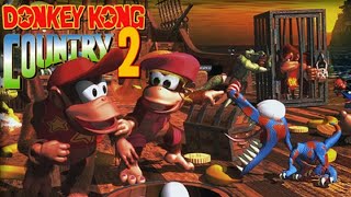 Donkey Kong Country 2 Diddys Kong Quest  Full Game 102 Walkthrough [upl. by Eyatnod264]