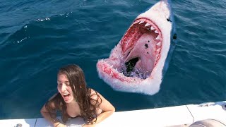 12 Shocking Shark Attacks Caught On Camera [upl. by Notpmah]