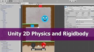 Unity 2D Physics Rigidbody Tutorial [upl. by Eerej]