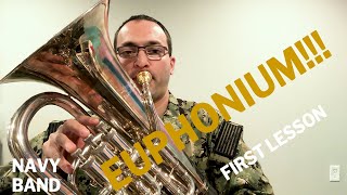 1st Lesson Euphonium [upl. by Noimad]