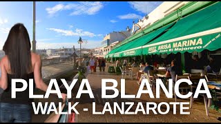 4K Virtual Playa Blanca Lanzarote Tour of Town amp Seafront What to see in 1 day [upl. by Ariaz]