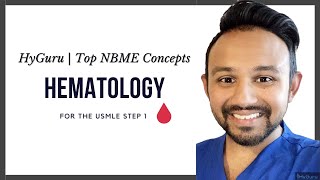 Top NBME Concepts  Hematology USMLE Step 1 [upl. by Iong656]