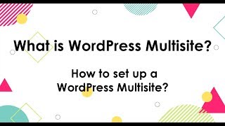 What is WordPress Multisite How to set up a WordPress Multisite [upl. by Roeser]