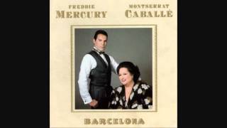 Freddie Mercury and Montserrat Caballe  Barcelona  Barcelona  LYRICS 1988 HQ [upl. by Natalie64]