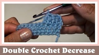 Crochet for Beginners Double Crochet Decrease [upl. by Alec793]