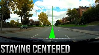 How to Stay Centered in Your Lane  Driving Tips [upl. by Ayomat664]