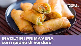 INVOLTINI PRIMAVERA CINESI  Ricetta originale super croccante [upl. by Ellehcir]