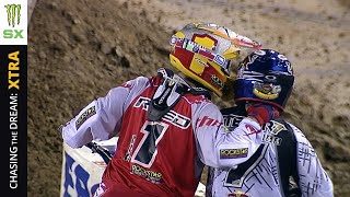 James Stewart vs Chad Reed Rivalry Chasing the Dream  Xtra [upl. by Esyla]