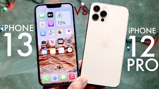 iPhone 13 Vs iPhone 12 Pro Comparison Review [upl. by Yelkrab]