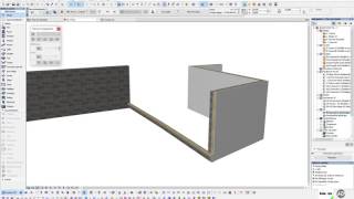 ARCHICAD LOUTIL MUR PART 1 [upl. by Shelba241]