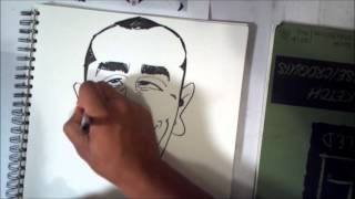 How To Draw A Quick Caricature [upl. by Honor934]