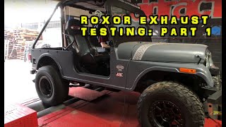 Mahindra Roxor Exhaust Testing  More Power and Sound [upl. by Siloum]