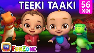 Teeki Taaki Action Song  Popular 3D Nursery Rhymes amp Baby Songs for Babies  ChuChu TV Funzone [upl. by Michiko]