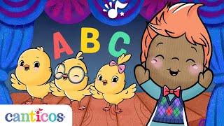 Canticos  The ABC Song  El Abecedario  Bilingual Nursery Rhymes [upl. by Lebyram]