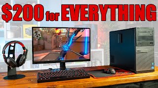 200 Full PC Gaming Setup and How to Upgrade It Over Time [upl. by Krisha]