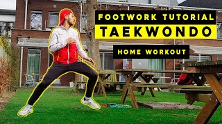 TUTORIAL  Taekwondo Footwork Workout [upl. by Sivel70]