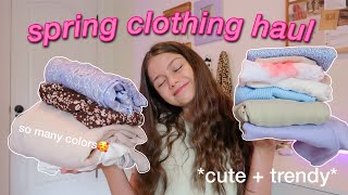 HUGE springsummer try on haul 2021 [upl. by Adna]